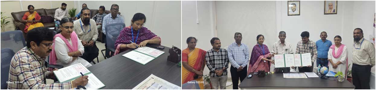 MoU withSri Konda Laxman Telangana Horticultural University Pic