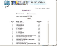 music search